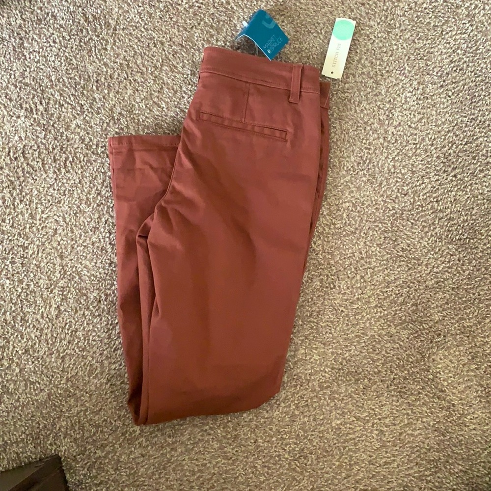 Skinny cuffed pant
